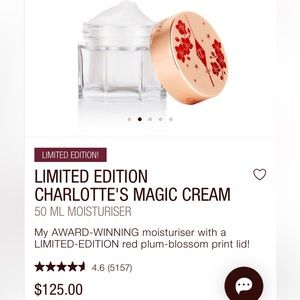 Limited edition! Charlotte Tilbury Magic Cream 50ml